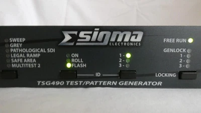 Generador de prueba/patrón Sigma (Utah Scientific) TSG490 Foto 1 de 4
