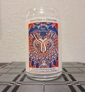 Limited Ed. Shalak Attack Pabst Blue Ribbon Beer Can Glass Excellent Condition - Picture 1 of 2