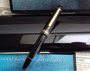 Montblanc Füller Meisterstück 146 Le Grand mit 14K OB Feder in Ovp | Vintage - Picture 1 of 16