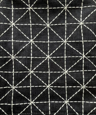 Kravet Nate Berkus  Appointed Ink  Designer  Fabric Remnant 24"x24" - Image 1 of 4