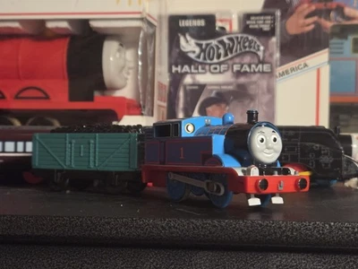 Hit Toys Trackmaster Flip Face Thomas HIRO OF THE RAILS TALKING RARE!!!!1! - Image 1 of 4