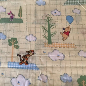 Stitch Plaid Scenic Winnie The Pooh Disney For Springs 2 Yards Cotton - Picture 1 of 6