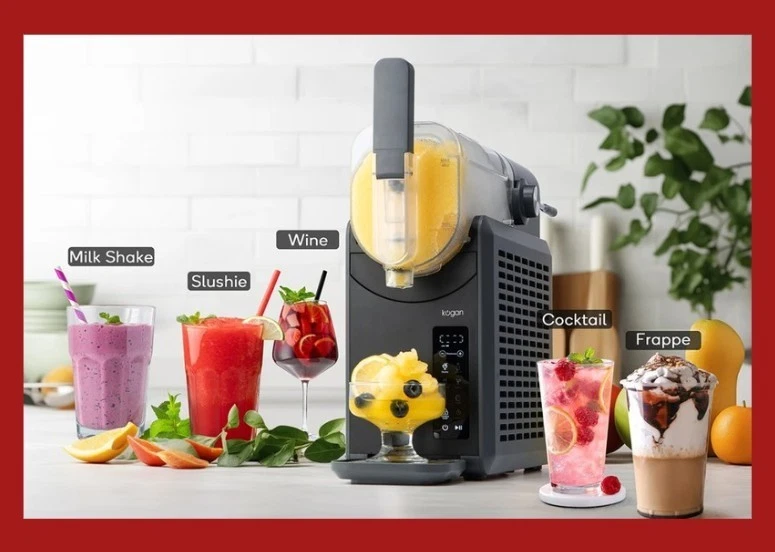 Kogan Slushie Frozen Drink Maker – 2L Rapid Chill, 5 Drink Modes, Touch Control - image 1 of 4