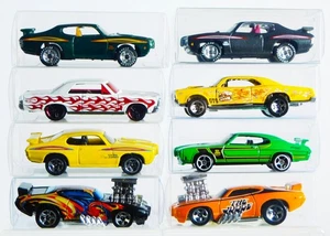 Hot Wheels & Matchbox (8) 1965-1970 "Pontiac GTO" Loose W/PVC Cases-Lot of 8. - Picture 1 of 18