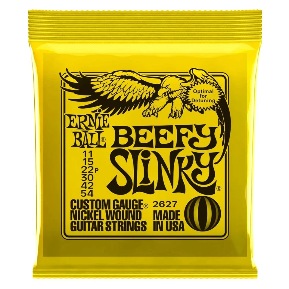 Ernie Ball BEEFY SLINKY NICKEL WOUND ELECTRIC GUITAR STRINGS - Image 1 of 1