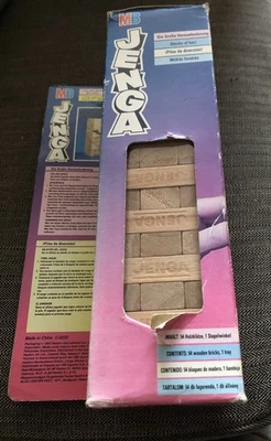 Vintage Jenga Classic Wooden Game by MB Games 1996 - (7yrs+) ~ Complete - Image 1 of 4