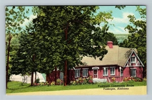 Gemeindehaus, englische Architektur, Tuskegee Alabama Vintage Postkarte - Bild 1 von 2