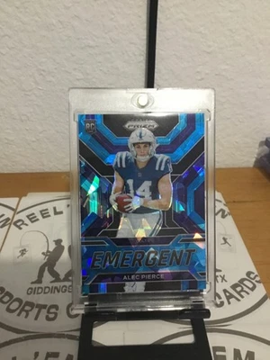 2022 PRIZM ROOKIE BLUE CRACKED ICE EMERGENT ALEC PIERCE……/99! - Image 1 of 3
