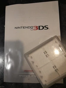 Nintendo 3DS Manual de Operación y Estuche de Juego Buen Estado Usado - Imagen 1 de 9