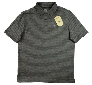 Tommy Bahama Mens Polo Shirt Mens Small Stripe Performance Golf Mens Shirt $100 - Picture 1 of 7