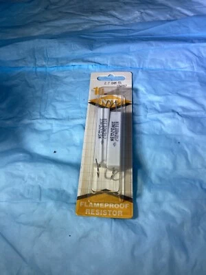 Paquete de 2 resistencias de potencia cerámicas Wirewound NTE 10W2D7, 2,7 ohmios 10 vatios 10 W Foto 1 de 2