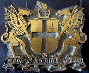 Armoiries de LONDRES Matrice fer à doré Circa XIXe siècle ou avant bronze - Picture 1 of 7