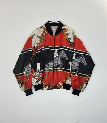 VTG Monaliza High Fashion Horse Jockey Stadium Show Jumping Jacket One Size 80s - Image 1 of 4