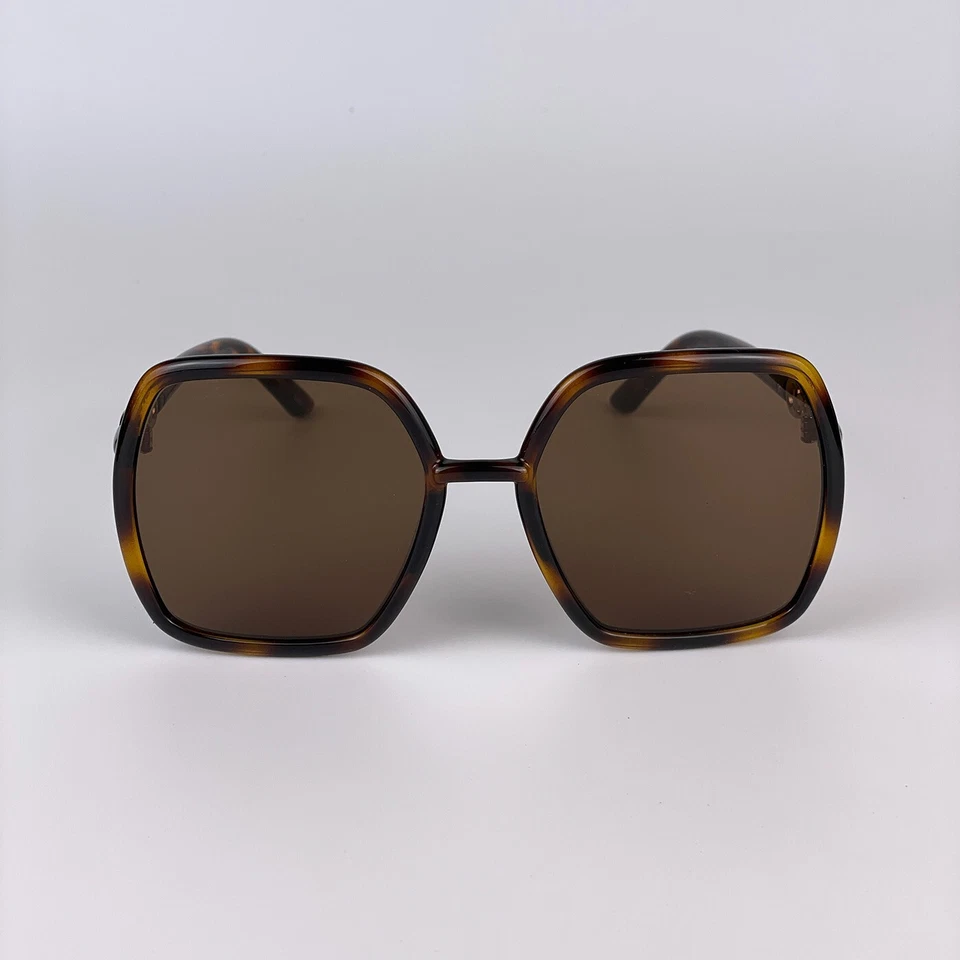 Gucci Sunglasses Gg0890s 002 Havana Brown Woman