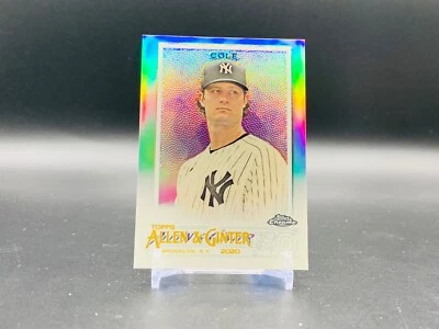 2020 Topps Allen & Ginter Chrome - Gerrit Cole - Refractor - #238  - Image 1 of 2