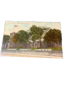 Postcard Early View of Luzerne County Prison, Wilke-Barre, PA. L3 - Picture 1 of 2