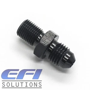 Metric Adapter Fitting M10X1.5mm to Male AN4 (Black) 729-04BLK - Imagen 1 de 1