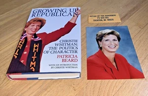 GROWING UP REPUBLICAN: Christie Whitman: The Politics of Character AUTOGRAPHED - Picture 1 of 9