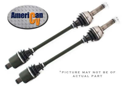 2013-2014 Arctic Cat 500 4x4 Rear Caiman Rugged Terrain ATV CV Axle Set Foto 1 de 4