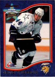1997 Bowman CHL David Thibeault #78 Victoriaville Tigres