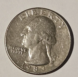 1983 D Quarter United States 25 Cents Key Date - Picture 1 of 4