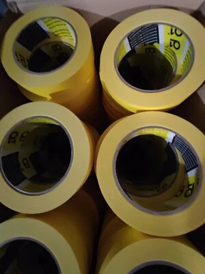 Nastro adesivo per mascheratura alta adesione  Q1 Premiun 24mmx50m 10Rotoli. - Immagine 1 di 4