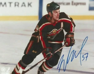 Wes Walz Autographed 8x10 Minnesota Wild Free Shipping B691 - Picture 1 of 1
