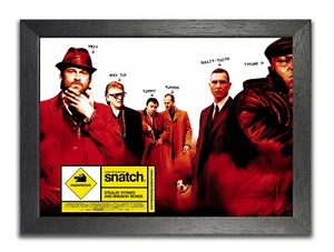 Snatch britische Krimikomödie Film Poster Kino berühmter Star Foto Diamantdruck - Bild 1 von 6