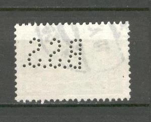 Perfins A82 BSS Austria 1v used - Picture 1 of 2
