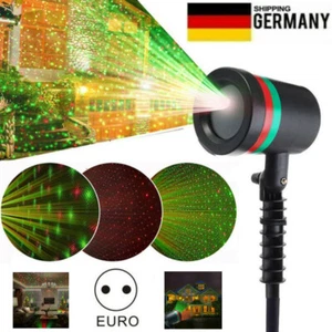 DHL Weihnachten LED Laser Licht Projektor Innen / Außen Lichteffekt Garten Dekor - Bild 1 von 12