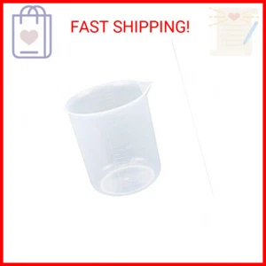 Antrader Kitchen PP Measuring Cup Scientific Plastic Graduated Beaker Transparen - Picture 1 of 2