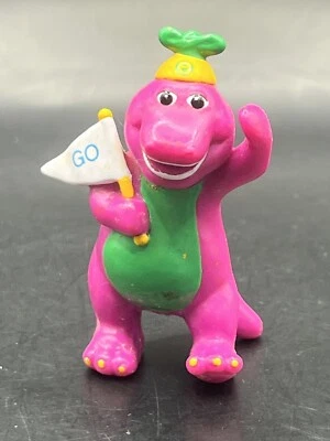 РЕДКАЯ ОШИБКА/ОПЕЧАТКА Фигурка Барни Фиолетовый Динозавр 2,5" Лайонс 1993 (ЧИТАТЬ) - Изображение 1 из 4