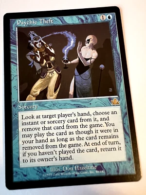 MTG Magic The Gathering Prophecy Psychic Theft Rare LP - Image 1 of 2