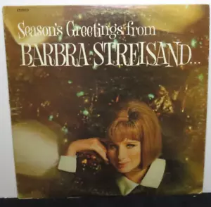 BARBRA STREISAND SEASONS GREETINGS FROM DORIS DAY (VG+) CSS-1075 VINYL RECORD - Imagen 1 de 4
