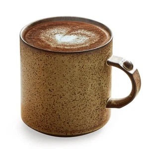 Ceramic Coffee Mug 12 oz - Microwave Small Handle Ceramic Coffee Cup - Vintag... - Picture 1 of 7