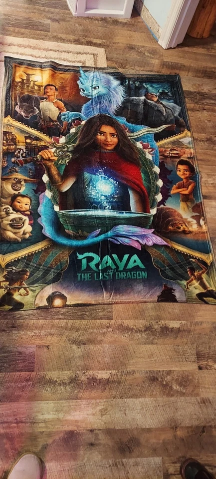 "Manta Raya y el último dragón manta suave impresa 50x38"""  Foto 1 de 4