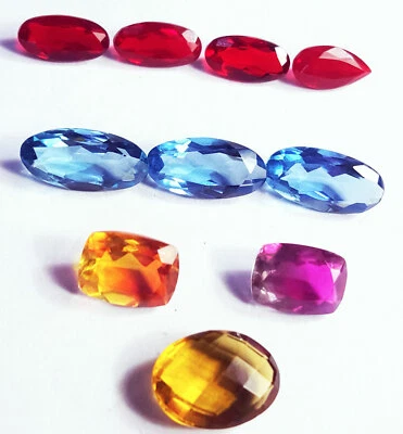 Transparent Mixed Stone Loose Gemstone 67.50 Ct /10 Pcs Lot With Free Gift - Image 1 of 4