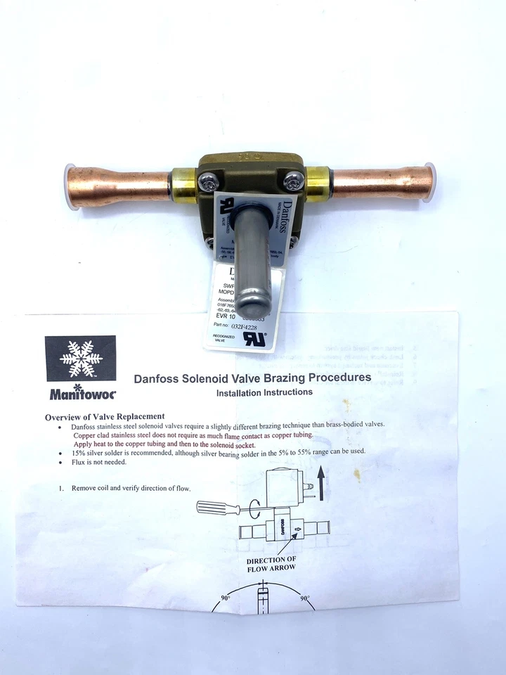 Fst New  Danfoss  032F4228 Solenoid Valve   free shipping - Image 1 of 3