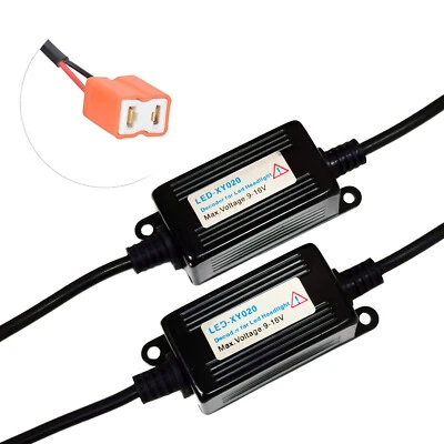 NEW 2x H7 LED Decoder Strong CANBUS Error Code Warning Canceller Anti Flicker - Image 1 of 4
