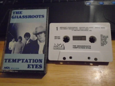 RARE OOP The Grass Roots CASSETTE TAPE Temptation Eyes 1985 Creed Bratton OFFICE - Image 1 of 2