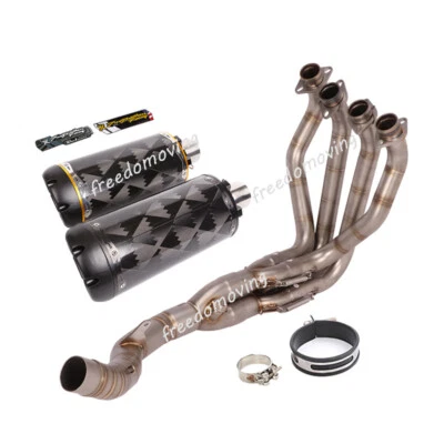 Tubo de escape enlace delantero 51 mm silenciador escape para Kawasaki Z1000 2010-2023 Z1000SX Foto 1 de 4