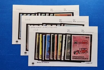 Grenada Grenadines Stamps, Scott 1018-1020 Complete Set MNH with Mounts - Image 1 of 4