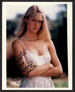 Laura Dern - Foto Firmada Autógrafo Color 8x10 - Terciopelo Azul - Parque Jurásico - Imagen 1 de 1