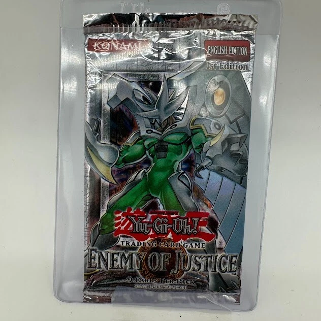Yu-Gi-Oh! TCG Enemy of Justice Sealed Collectible Card Game Packs