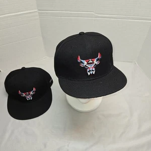 Chicago Bulls NBA Melónwear Snapback Gorra de pelota Sombrero por la artista Kate Lynn Lewis - Imagen 1 de 7