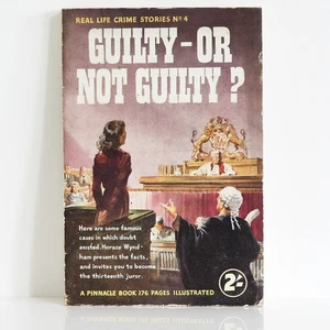 GUILTY - OR NOT GUILTY? (Real life crime stories 4) Horace Wyndham 1950 WH Allen - Picture 1 of 4