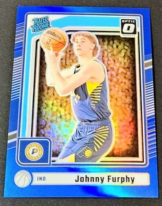 2024 Donruss Optic Blue /49 Rated Rookie Prizm Johnny Furphy RC #261 Pacers - Picture 1 of 2
