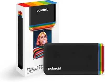 Polaroid Hi Print Pocket Photo Printer Bluetooth 2x3 Custom Stickers - Image 1 of 4