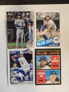 4- 2020 Bo Bichette Rookie Cards ✨️ Bowman - Topps - Heritage ✨️Ships Next Day  - Bild 1 von 2
