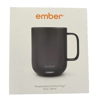 Ember 10oz Temperature Control Mug 2 Black Brand NEW ENGRAVED BCG FREE SHIPPING